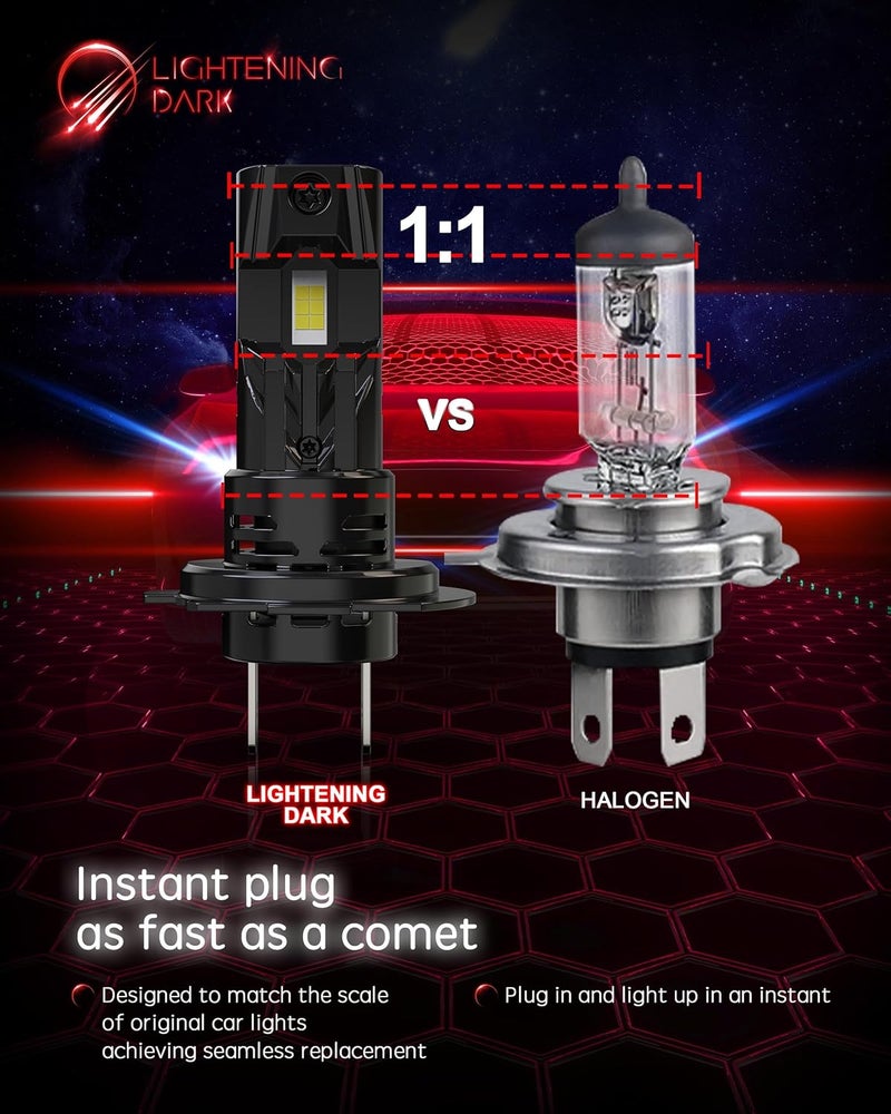 LIGHT & DARK H7 Fog Light Bulbs with Cooling Fan - Image 2